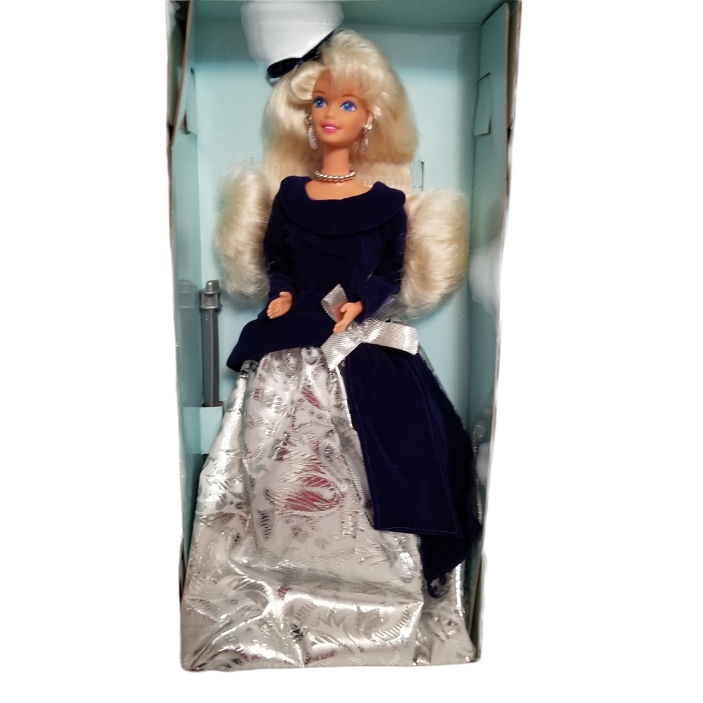 Winter Velvet Barbie Avon 1st In Series NIB
